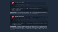 Negative reviews regarding Chinese translation (Image via Valve)